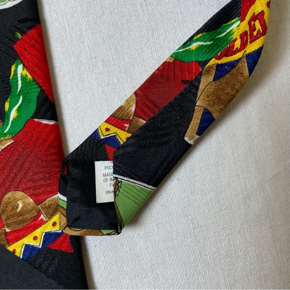 Vintage 1996 Old El Paso Novelty Tie Tex Mex Chili Pepper Sombrero Margarita - Picture 7 of 8